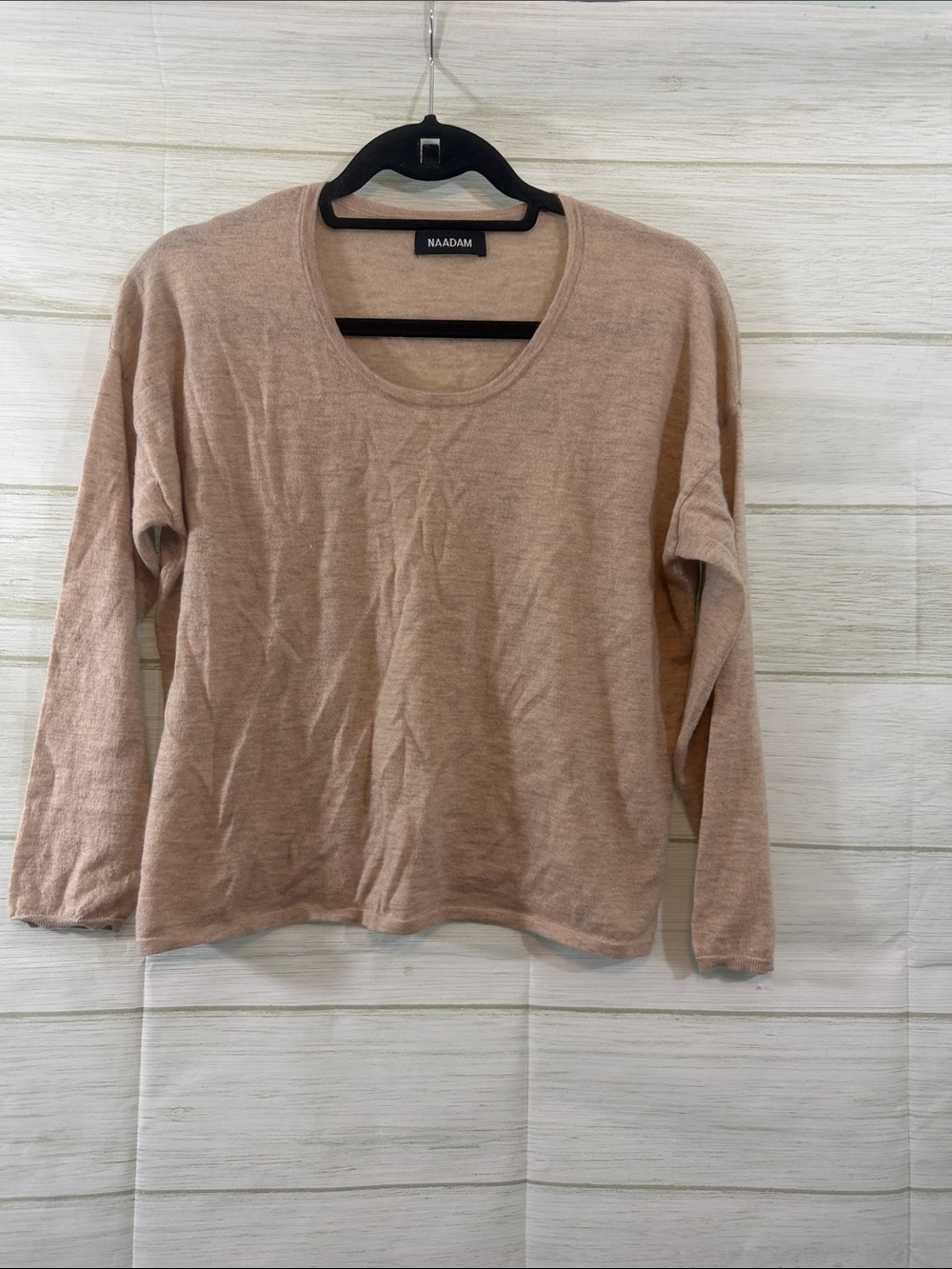NAADAM Cashmere Sweater in Oatmeal •. XXS
